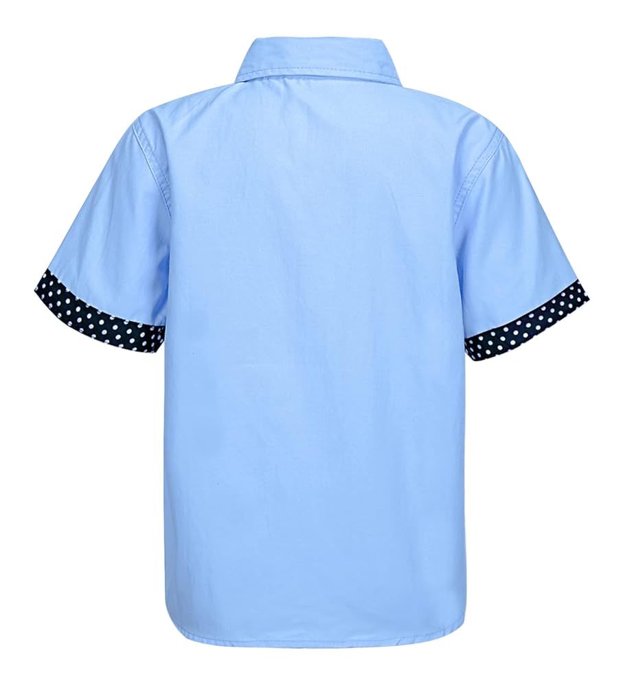 Amazon.com: Agoky Kids Boys Short Sleeve Turndown Collar